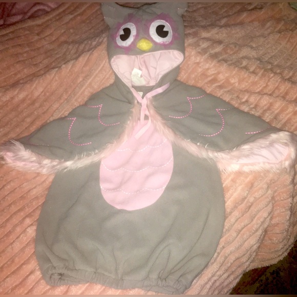 pottery barn kids gray owl costume size 4-6 - Picture 2 of 3